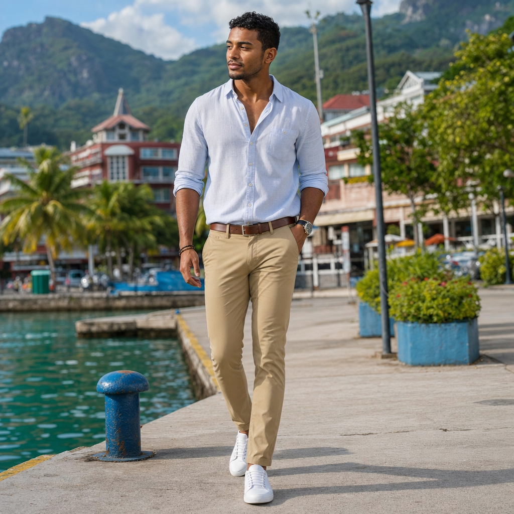 Slim Fit Chino Trousers