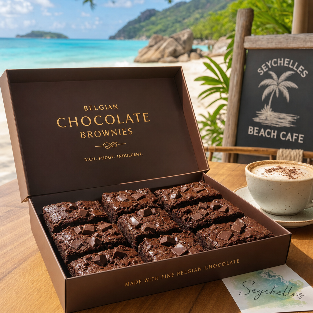 Belgian Chocolate Brownies Box of 9